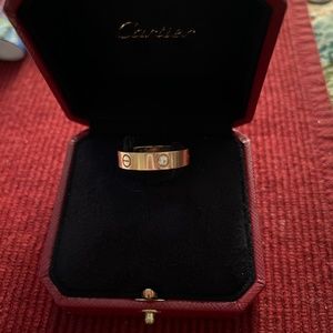 Cartier Love Ring for men, US size 11 (64), Yellow Gold with 3 diamonds